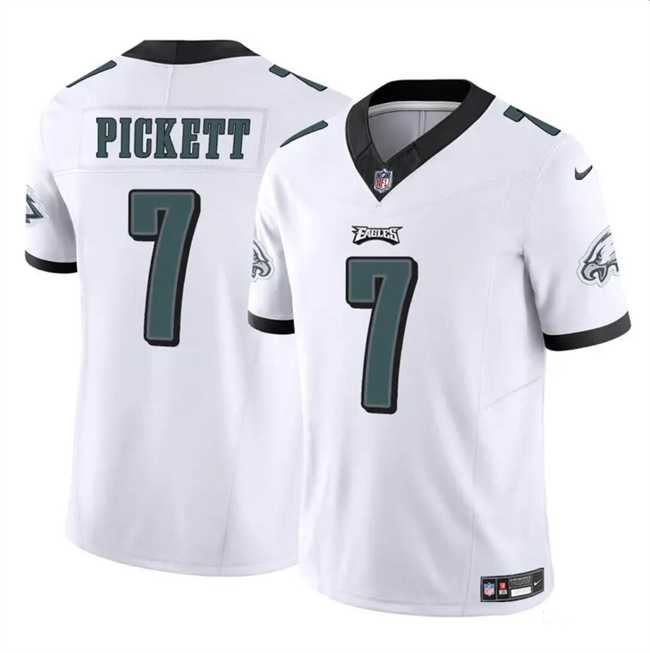 Men & Women & Youth Philadelphia Eagles #7 Kenny Pickett White 2023 F.U.S.E Vapor Untouchable Limited Stitched Jersey,We sell and wholesale Men & Women & Youth Philadelphia Eagles #7 Kenny Pickett White 2023 F.U.S.E Vapor Untouchable Limited Stitched Jersey on line form chian!